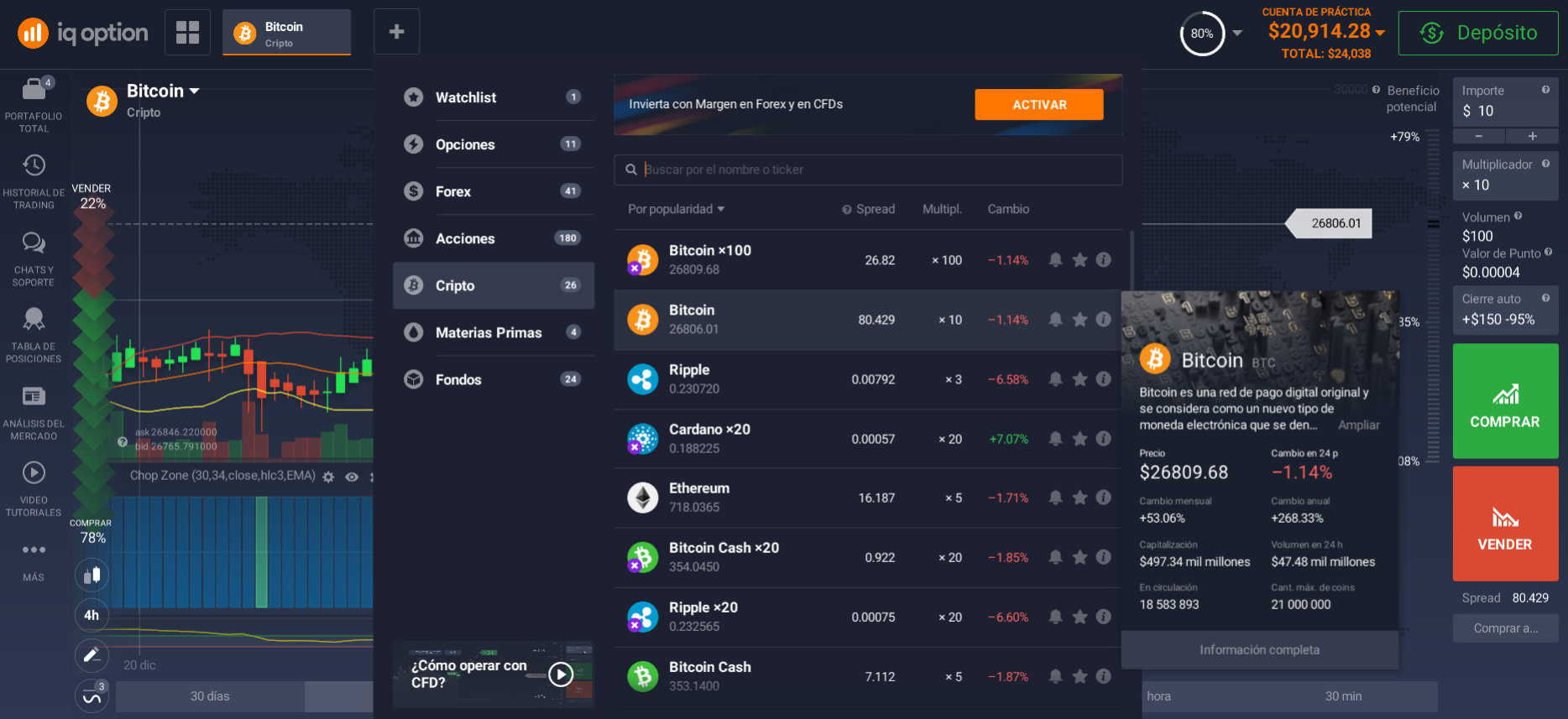 Elige tu criptomoneda Elige tu criptomoneda