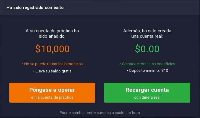 Cómo abrir una cuenta demo o real Cómo abrir una cuenta demo o real