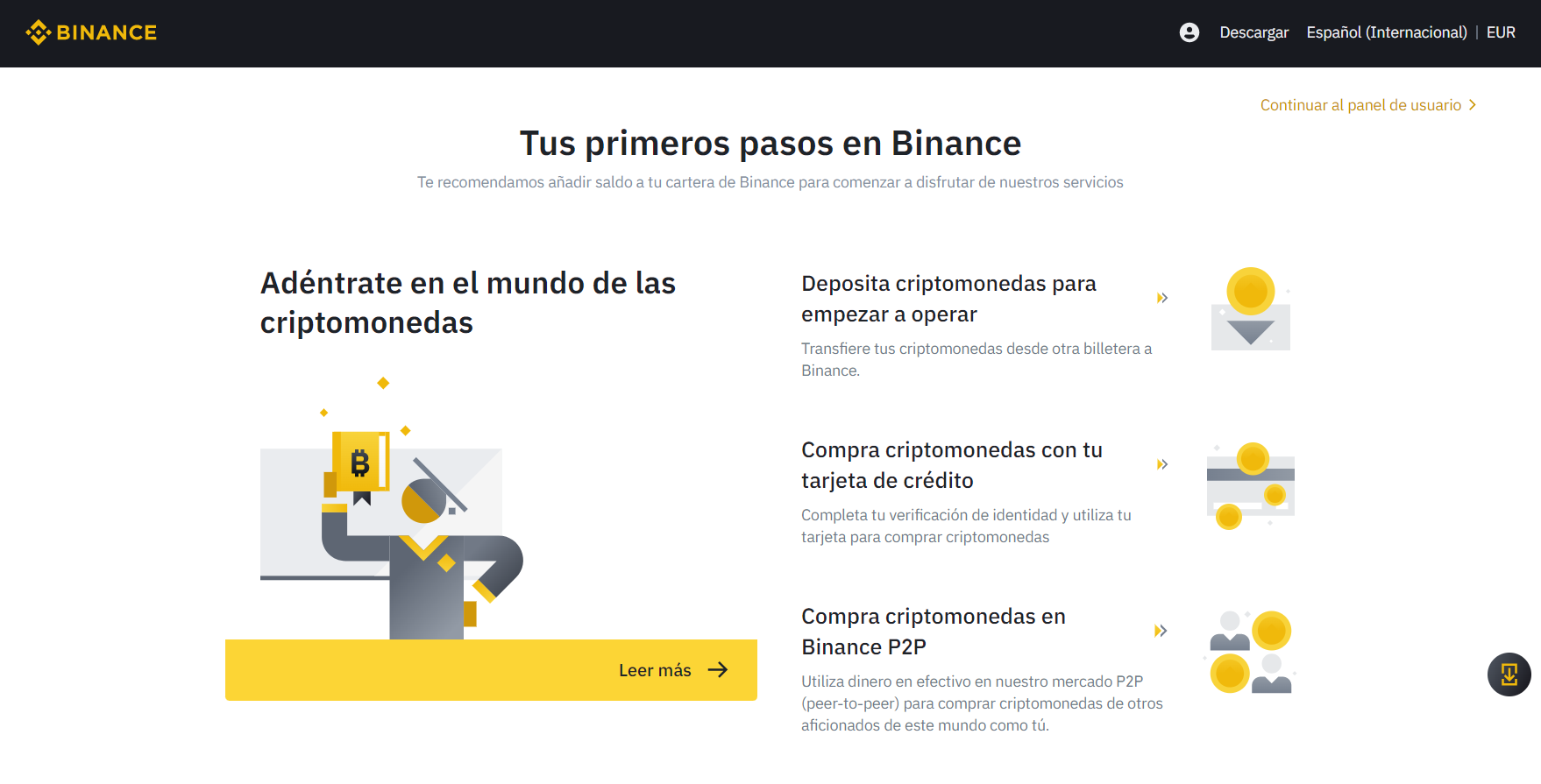 ¡Bienvenido a Binance! ¡Bienvenido a Binance!